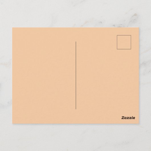 Giraffe Selbstreflexion, Postkarte (Rückseite)