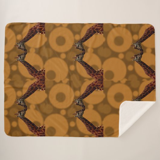 Giraffe Selbstreflexion, Sherpadecke (Vorderseite (Horizontal))