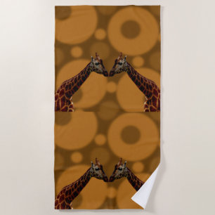 Giraffe Selbstreflexion, Strandtuch