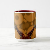 Giraffe Selbstreflexion, Tasse (Zentrum)