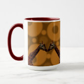 Giraffe Selbstreflexion, Tasse (Links)