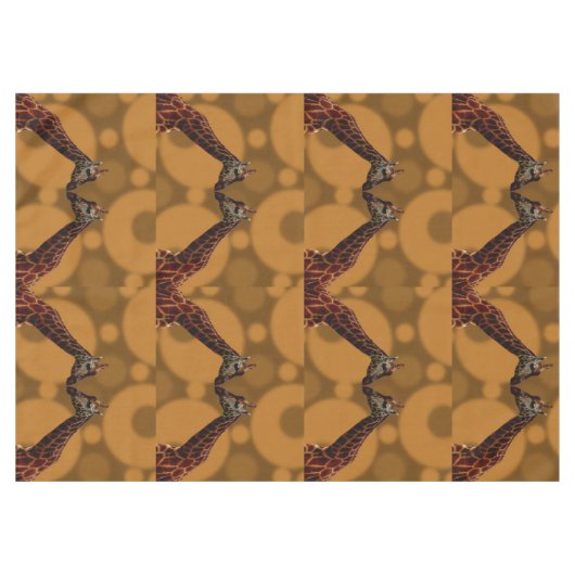 Giraffe Selbstreflexion, Tischdecke (Vorderseite (Horizontal))