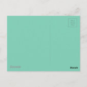 Giraffe selbt nie gut... postkarte (Rückseite)