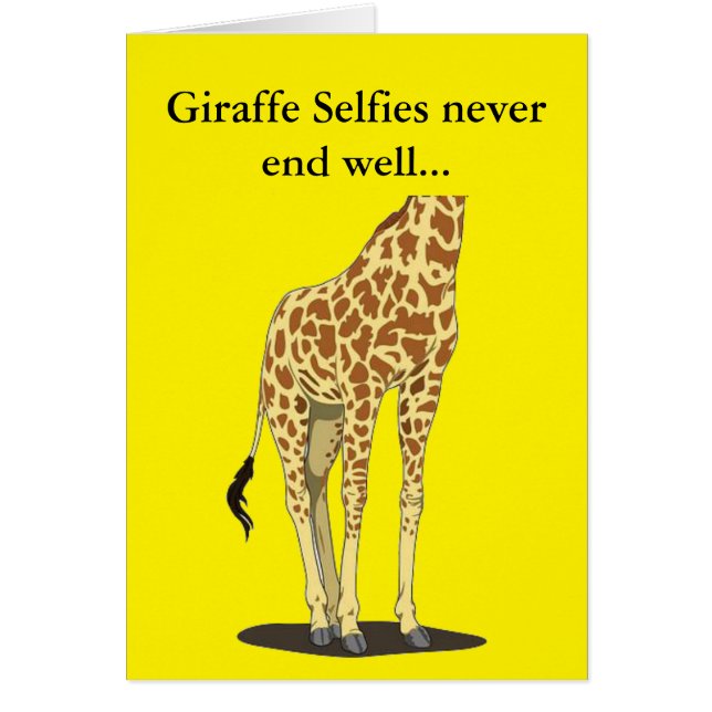 Giraffe Selfies (Vorne)