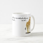 Giraffe selfies beenden nie gut… kaffeetasse (VorderseiteRechts)