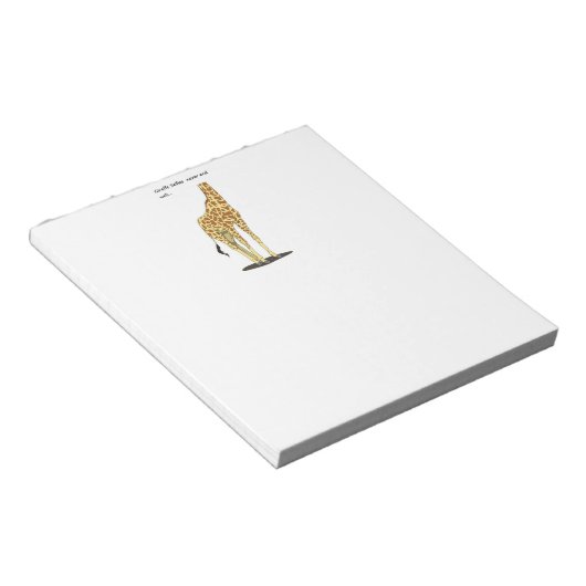 Giraffe Seliges Notizblock (angewinkelt)