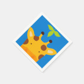 Giraffe Serviette (Ecke)