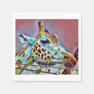 GIRAFFE SERVIETTE