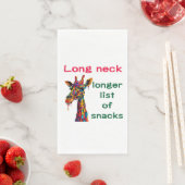 Giraffe Serviette (Beispiel)