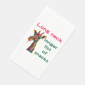 Giraffe Serviette (Ecke)