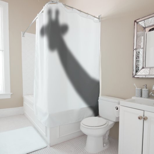 Giraffe Shadow Duschvorhang (Beispiel)