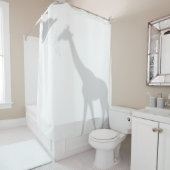 Giraffe Shadow Silhouette Shadow Buddies in Dusche Duschvorhang (Beispiel)