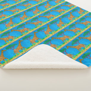 Giraffe - Sherpa Blanket Sherpadecke