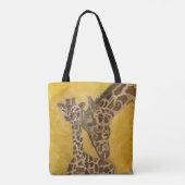 Giraffe Shopping Tasche Mutter und Kind (Rückseite)