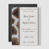 Giraffe-Sighting-Magnetkarte Magnetkarte (Vorne/Hinten)