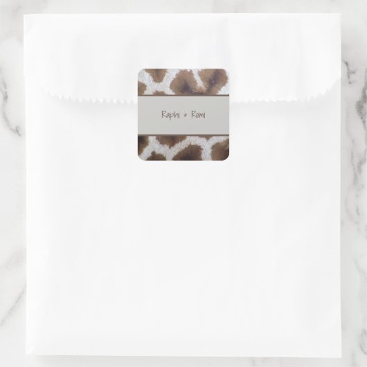 Giraffe Sighting Sticker (Tasche)