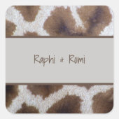 Giraffe Sighting Sticker (Vorderseite)