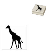 Giraffe Silhouette Briefmarke Gummistempel (Stempel)