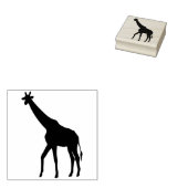 Giraffe Silhouette Briefmarke Gummistempel (Stempel)