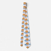 Giraffe-Single-Skulpturenboot Krawatte (Rückseite)