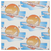 Giraffe-Single-Skulpturenboot Stoff (Muster)