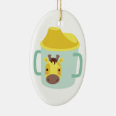 Giraffe Sippy Schale Keramikornament (Rechts)