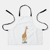 Giraffe Skater Skateboard Schürze (Vorderseite)
