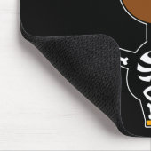 Giraffe Skeleton Xray Costume Niedlich Easy Hallow Mousepad (Ecke)