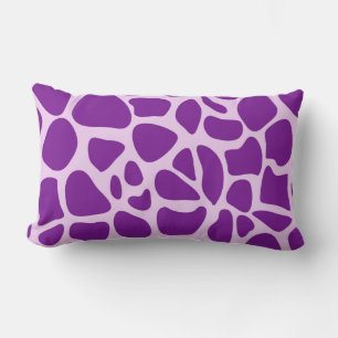 Giraffe Skin Lila Textur Lendenkissen
