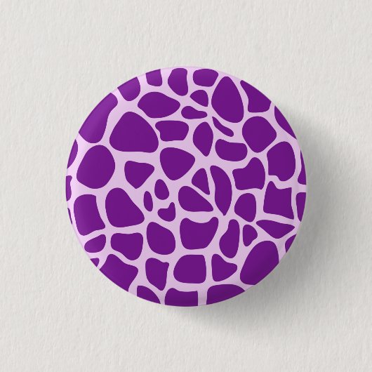 Giraffe Skin Lila Texture-23324 Button (Vorderseite)