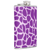 Giraffe Skin Lila Texture-23324 Flachmann (Rechts)