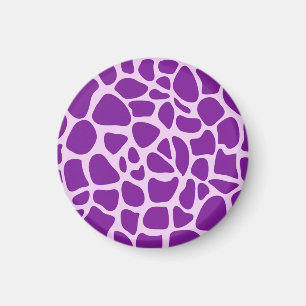 Giraffe Skin Lila Texture-23324 Magnet