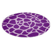 Giraffe Skin Lila Texture-23324 Schneidebrett (Ecke)