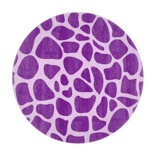 Giraffe Skin Lila Texture-23324 Schneidebrett (Vorderseite)