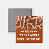 Giraffe Skin_ Magnet (Vorderseite/Rückseite)
