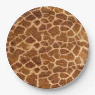 Giraffe Skin Pappteller