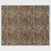 Giraffe Skin Pattern Geschenkpapier (Flach)