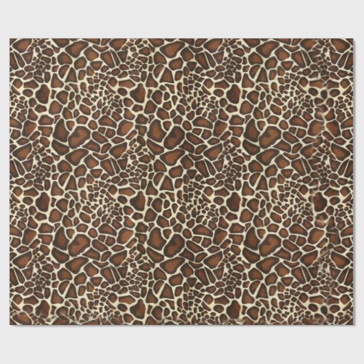 Giraffe Skin Pattern Geschenkpapier (Flach)