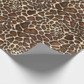 Giraffe Skin Pattern Geschenkpapier (Ecke)
