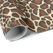 Giraffe Skin Pattern Geschenkpapier (Rolleneckpunkt)