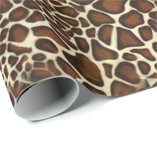 Giraffe Skin Pattern Geschenkpapier (Rolleneckpunkt)
