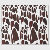 Giraffe Skin Pattern Geschenkpapier (Flach)