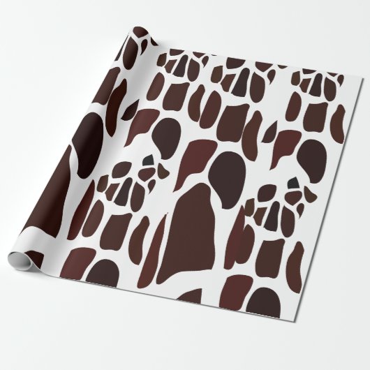 Giraffe Skin Pattern Geschenkpapier (Ungerollt)