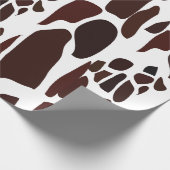 Giraffe Skin Pattern Geschenkpapier (Ecke)
