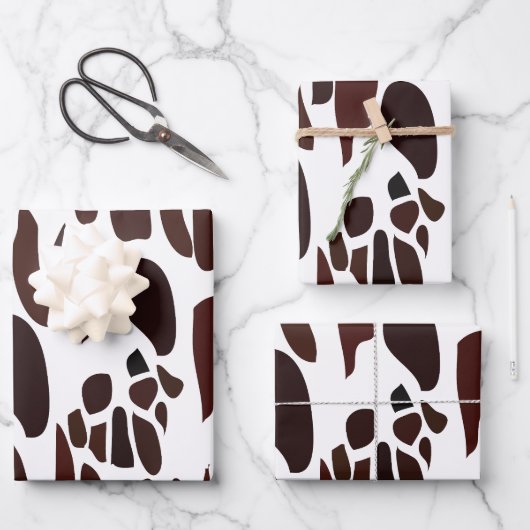 Giraffe Skin Pattern Geschenkpapier Set (Vorderseite)