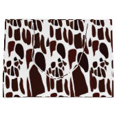 Giraffe Skin Pattern Große Geschenktüte (Vorderseite)