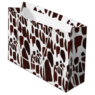 Giraffe Skin Pattern Große Geschenktüte