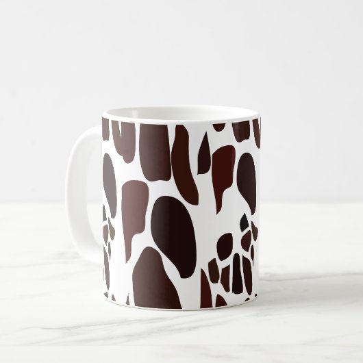 Giraffe Skin Pattern Kaffeetasse (Vorderseite Links)