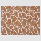Giraffe Skin Pattern Saddle Brown ID1152 Seidenpapier (Vorderseite)