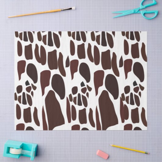 Giraffe Skin Pattern Seidenpapier (Basteln)